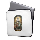 Jesus Schwarzer Bildschirm Vergessene Webcam-Abdec Laptopschutzhülle (Vorderseite Links)