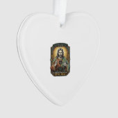Jesus Schwarzer Bildschirm Vergessene Webcam-Abdec Ornament (Vorderseite)