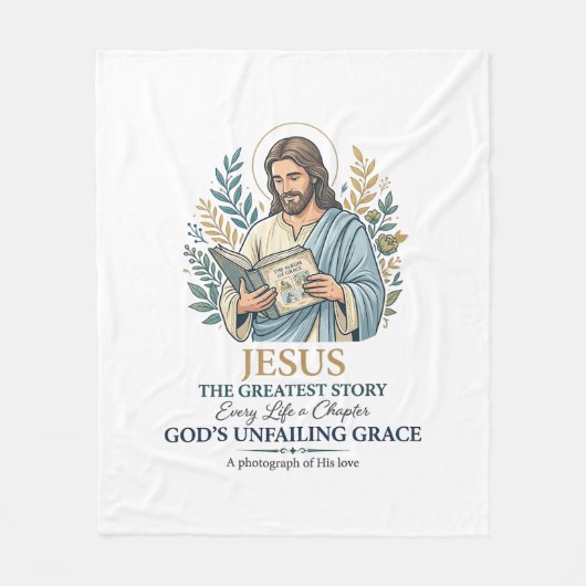 Jesus Scrapbooking Erinnerung Bewahren Mutter Vint Fleecedecke (Vorderseite)