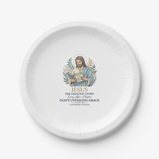 Jesus Scrapbooking Erinnerungen Behalten Mutter Vi Pappteller (Vorderseite)