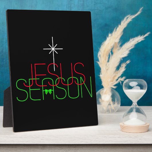 Jesus Season Fotoplatte (Seite)