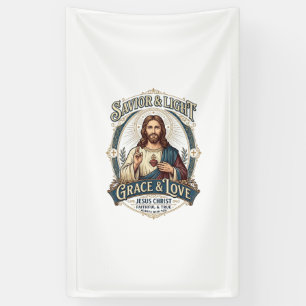 Jesus Second-Hand-Laden Vintage-Jagd-Grafik-T-Shir Banner
