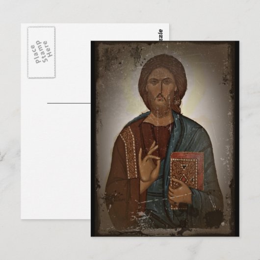 Jesus-Segen Postkarte (Vorne/Hinten)