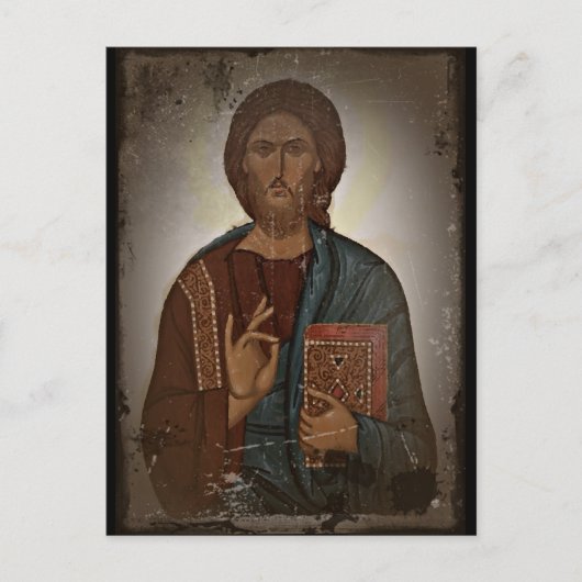 Jesus-Segen Postkarte (Vorderseite)