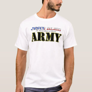 Jesus segnen Amerikas Armee T-Shirt