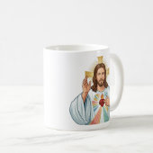 Jesus segnet Dich Kaffeetasse (VorderseiteRechts)