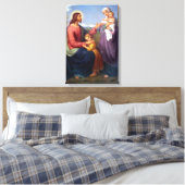 Jesus segnet die Kinder religiös Leinwanddruck (Insitu (Schlafzimmer))