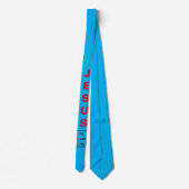 Jesus - Sein Name ist nur Neck Tie (blau) Krawatte (Rückseite)