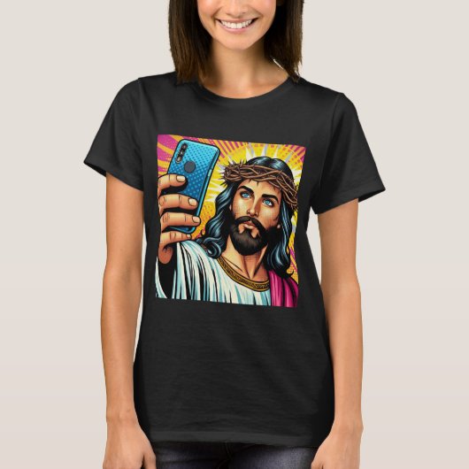 Jesus selfie T - Shirt! T-Shirt (Vorderseite)