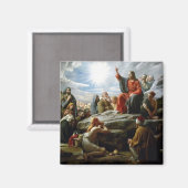 Jesus, Sermon auf dem Berg, Kühlschrank Magnet (Vorderseite/Rückseite)