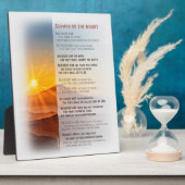 Jesus' Sermon auf dem Berg - Matthew 5 Fotoplatte (Seite)