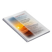 Jesus' Sermon auf dem Berg - Matthew 5 Notizblock (Rechte Seite)