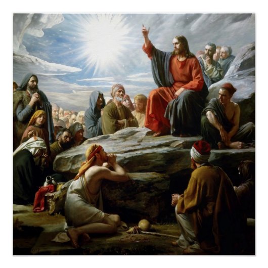 Jesus, Sermon auf dem Berg, Poster (Vorderseite)