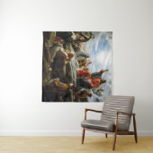 Jesus, Sermon auf dem Berg, Wandteppich (Beispiel (Horizontal))