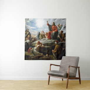 Jesus, Sermon auf dem Berg, Wandteppich
