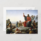 Jesus Sermon Postcard Postkarte (Vorne/Hinten)