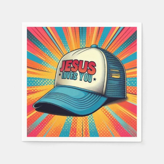 Jesus Servietten! Serviette (Vorderseite)