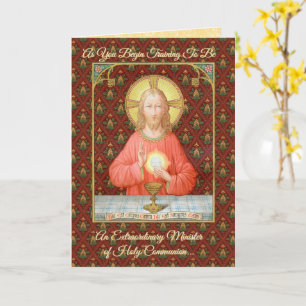 Jesus setzt die Eucharistie ein (SAU45; für EMHCs) Karte