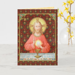Jesus setzt die Heilige Kommunion ein (SAU 045) Karte