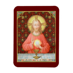 Jesus setzt die Heilige Kommunion ein (SAU 045) Magnet