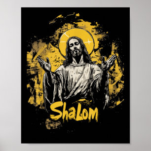Jesus Shalom Der Herr Mein Frieden Der Herr Ist Fr Poster