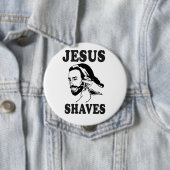 JESUS SHAVES BUTTON (Beispiel)