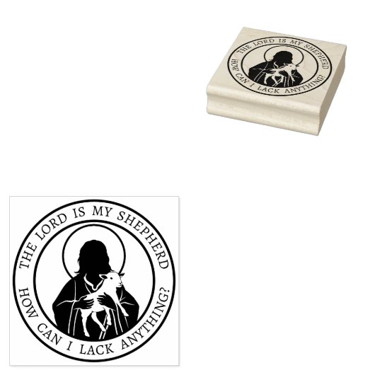 Jesus Shepherd Gummistempel (Stempel)