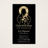 Jesus Shepherd Vertical Business Card (Vorderseite)
