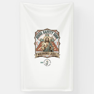 Jesus-Sicherheitsschild Warnschild Jesus-Sicherhei Banner