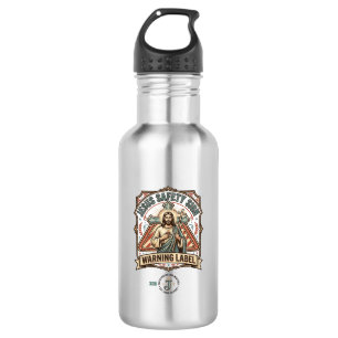 Jesus-Sicherheitsschild Warnschild Jesus-Sicherhei Edelstahlflasche
