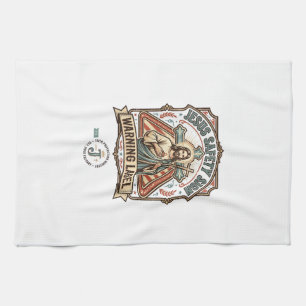 Jesus-Sicherheitsschild Warnschild Jesus-Sicherhei Geschirrtuch