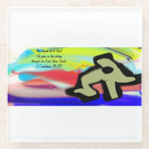 Jesus Sieg Glasuntersetzer