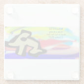 Jesus Sieg Glasuntersetzer (Rückseite)