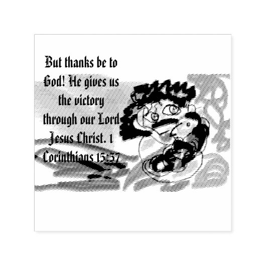 Jesus Sieg Permastempel (Design)
