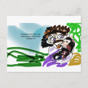 Jesus Sieg Postkarte