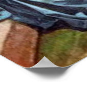 Jesus sieht auf Frauenplakat Poster (Ecke)