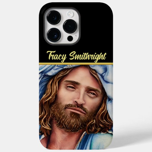 Jesus sieht dich an Case-Mate iPhone hülle (Rückseite)