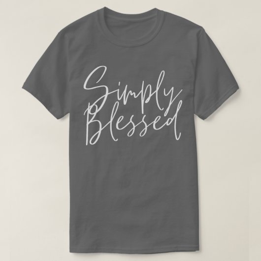 Jesus Simply Blessed Jesus Christ T-Shirt (Design vorne)