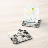 Jesus Sitting with Children Getränkeuntersetzer (Rechte Seite)