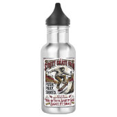 Jesus Skate Longboard Shirt Christlich Edelstahlflasche (Links)