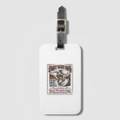 Jesus Skate Longboard Shirt Christlich Gepäckanhänger (Vorderseite Vertikal)