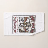 Jesus Skate Longboard Shirt Christlich Handtuch (Handtuch)