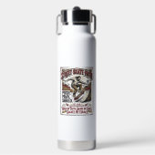 Jesus Skate Longboard Shirt Christlich Trinkflasche (Vorderseite)