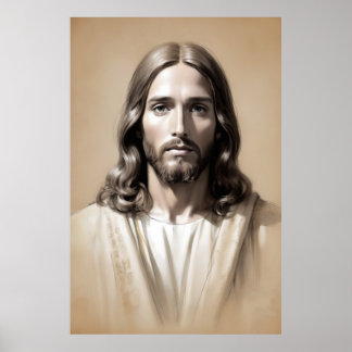 Jesus Skizze 6 Poster