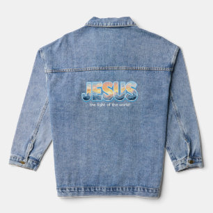 Jesus Sonnenaufgang Jeansjacke