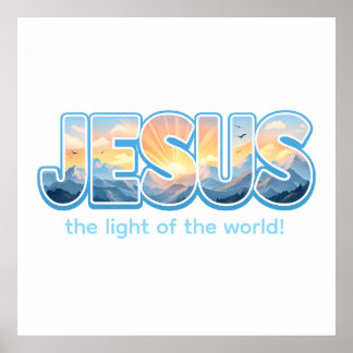 Jesus Sonnenaufgang Poster