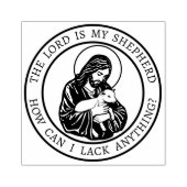 Jesus Sorgender Hirte Gummistempel (Prägung)