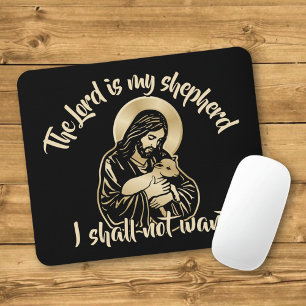 Jesus Sorgender Hirte Mousepad