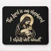 Jesus Sorgender Hirte Mousepad (Vorne)