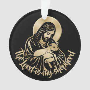 Jesus sorgender Hirte Ornament